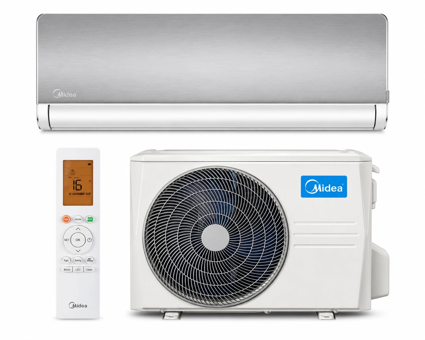 Kondisioner Midea XT-18N8D6I Silver – 18000 BTU